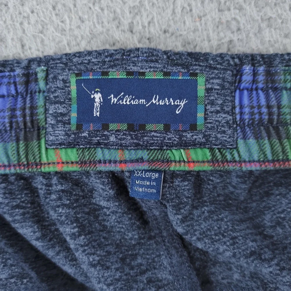William Murray Jogger Pants Mens 2XL Blue Stretch Elastic Waist Lounge Athletic